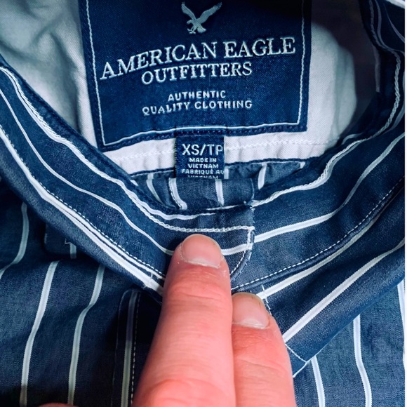 American Eagle Outfitters - Long Sleeve Button Up Shirt - Men’s ‘Vintage Fit’ XS - Picture 4 of 5